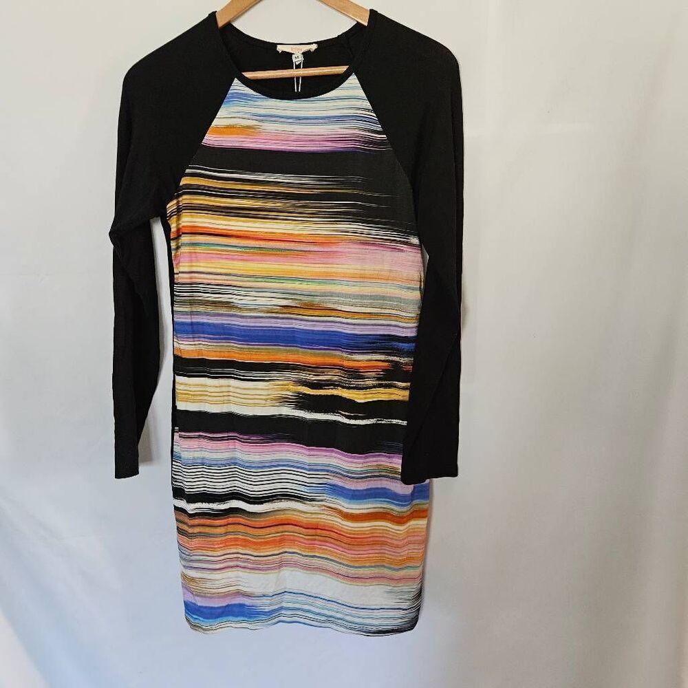 Trina by Trina‎ Turk Raglan Sleeve Bodycon Mini Dress sz M NWT
